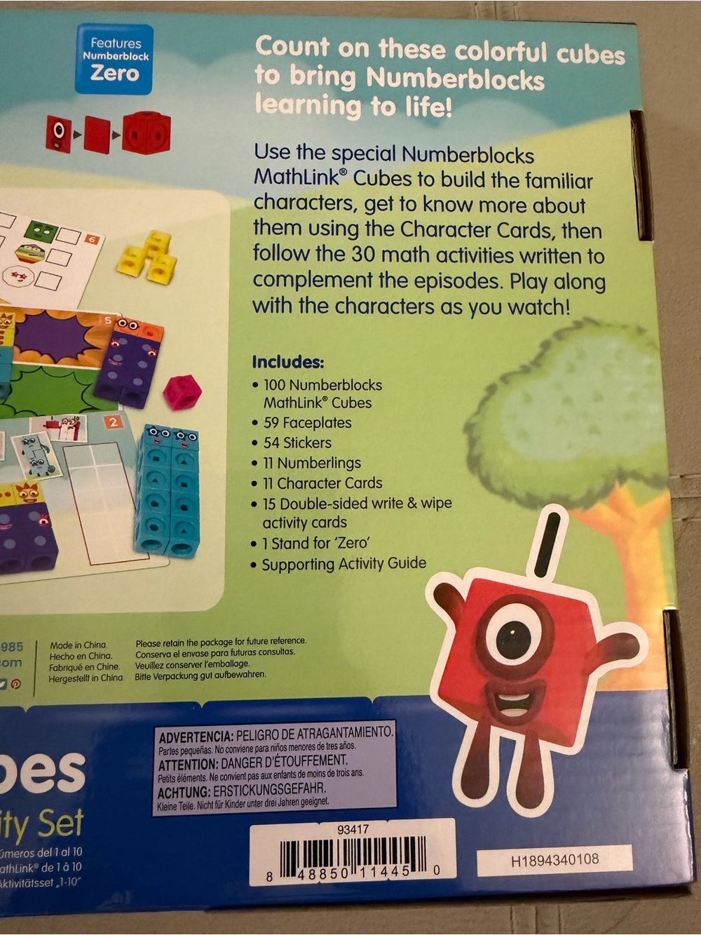 MathLink Cubes Numberblocks 1-10 Activity Set - Multi-Color - Picture 7 of 7